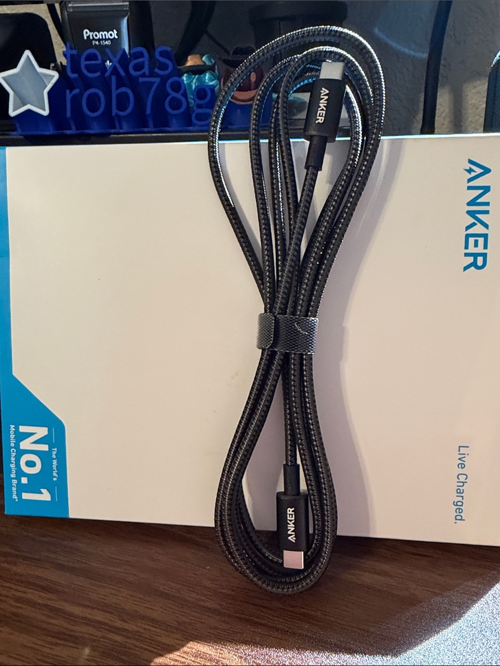 Anker 100 Watt Braided USB-C to USB-C Fast Charging Cable